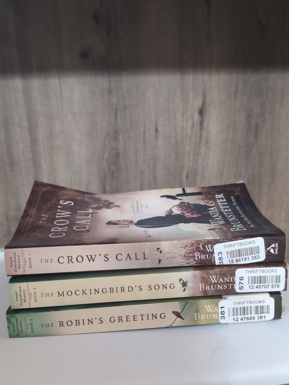 Amish Greenhouse Mystery 3 Books Series by Wanda Brunstetter, Paperback